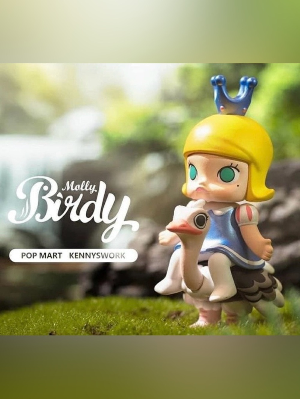 SECRET- Extremely RARE Pop Mart x Kennyswork "Prince Ostrich Molly” Birdy Series